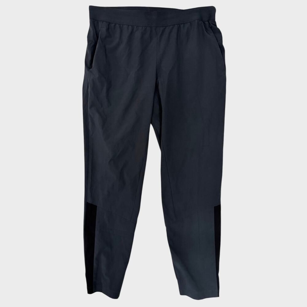 Athletic Works Mens Large 36-38 Black Athletic Pants Polyester Spandex